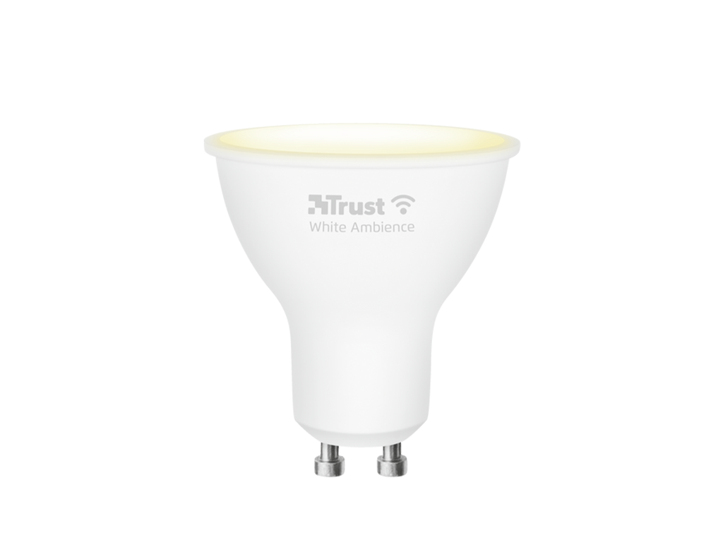 Bec Trust Smart WiFi, LED SPOT GU10 CCT luminozitate 345 lm, clasa energetica A+