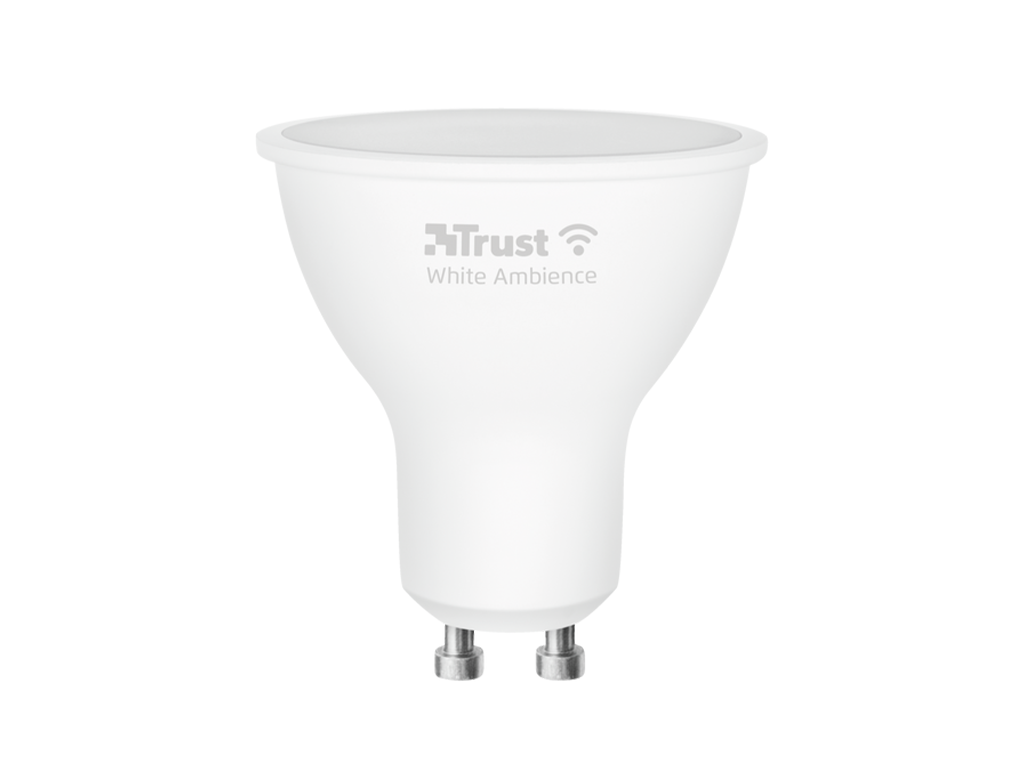 Bec Trust Smart WiFi, LED SPOT GU10 CCT luminozitate 345 lm, clasa energetica A+