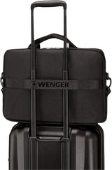 Wenger, XE Compact Brief 16, 16” Laptop Briefcase with Tablet Pocket, Black