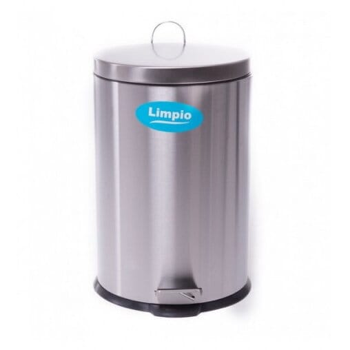 Limpio Cos gunoi Cos Gunoi Limpio CX-20L SATINAT | 20L, Inox Satinat, Pedala
