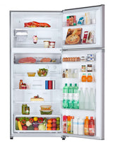 TOSHIBA Frigider cu 2 usi Toshiba, NoFrost, 611L net, clasa E, compresor inverter, icemaker, antibacteria Ag+, Design Inox