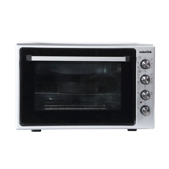 NobeLTek Kitchen Cuptor electric NobeLTek, 70L, 2200W, grill, timer, termostat, sticla dubla, ventilator, iluminare, inox