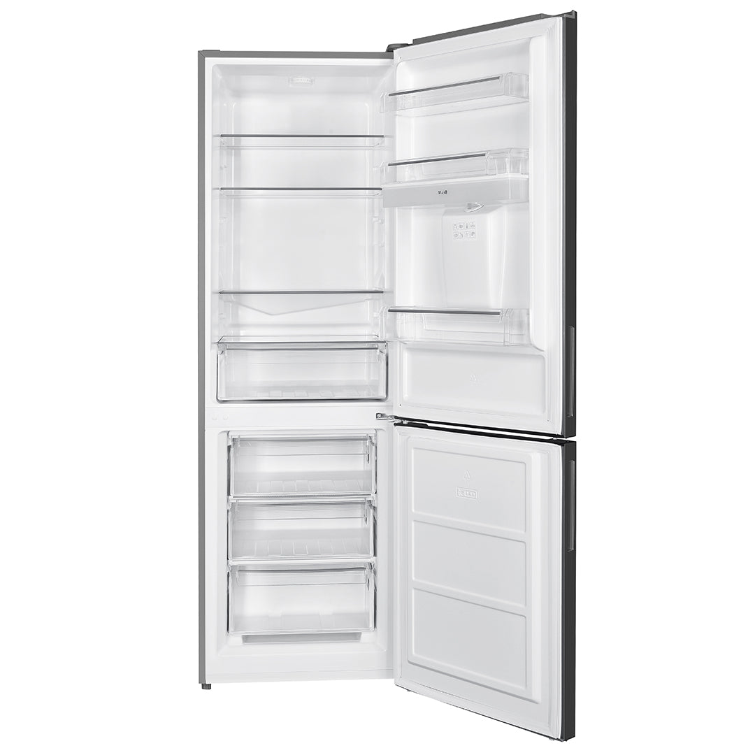 Combina Frigorifica Samus SCX396ED | 313L, Clasa E, H 186cm, Inox
