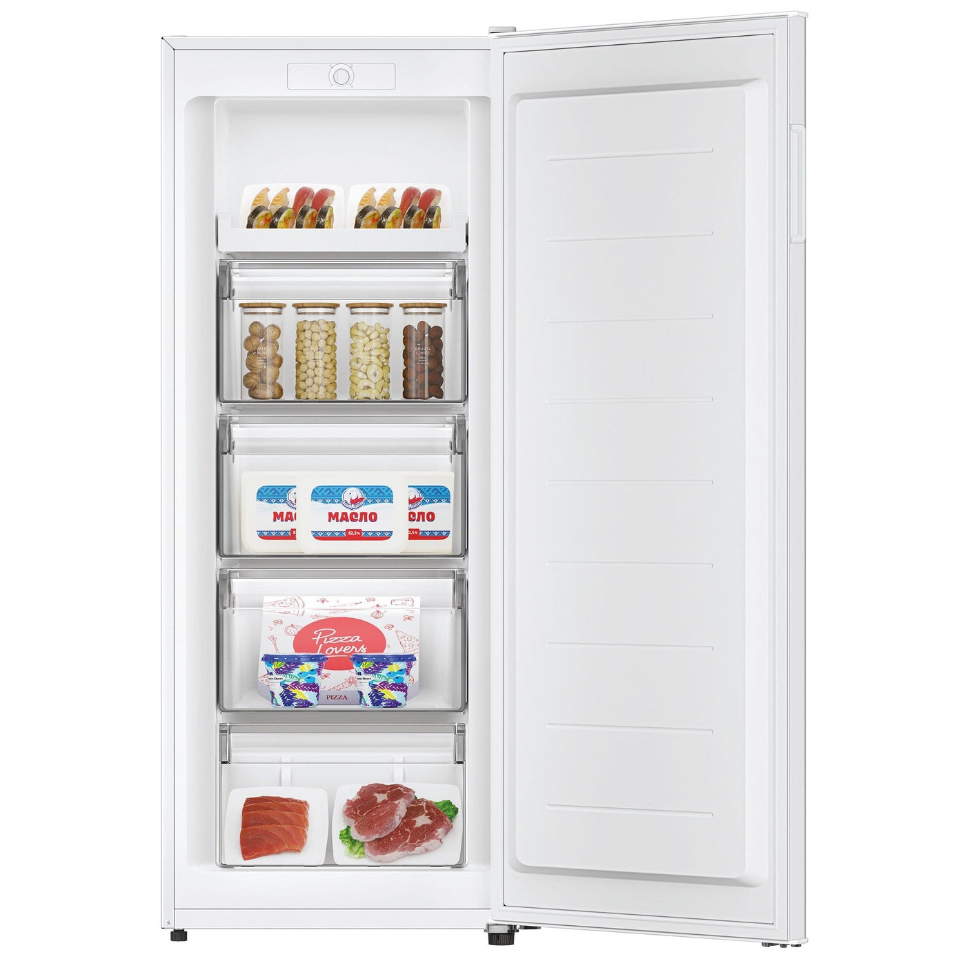 Candy Congelator vertical Congelator Vertical Candy CUQS 513EWH | 163L, 138cm, Clasa E, Alb
