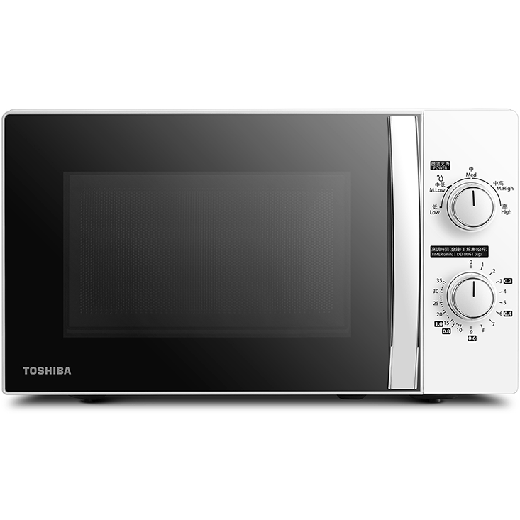 Toshiba Cuptor microunde Cuptor Microunde Toshiba MW-MM20PWH | 20L, 800W, Control Mecanic, LED
