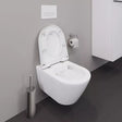 Duravit Vas wc Duravit, Toilet WM 540 mm D-Neo white, washdown, rimless, Durafix incl., suspendat, evacuare orizontala, fara capac (0021610000, 0021690000), alb