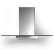 Faber B Hota decorativa, T, Faber, NICE LED SRM X/V A90, 90 cm, 420 m3h, 66 dB, 1 motor, filtru aluminiu, clasa C, butoane push, LED2, , Inox-Sticla, 325.0557.682