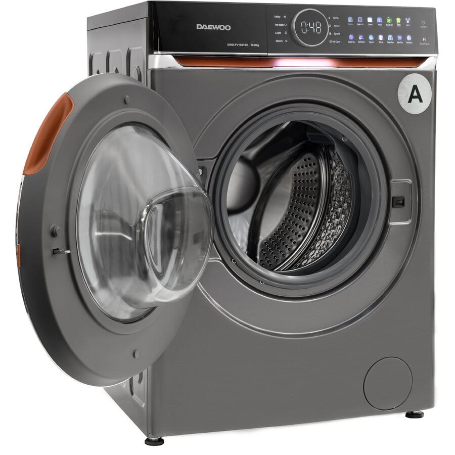 Daewoo Masina de spalat rufe Masina de spalat rufe Daewoo DWD-FV1021SK | 10kg, 1400rpm, Inverter, Clasa A