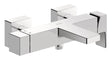 Duravit Baterie cada Duravit, Manhattan single lever bath mixer exposed installation, monocomanda, aparenta, cartus ceramic, diverter, levier metalic, crom