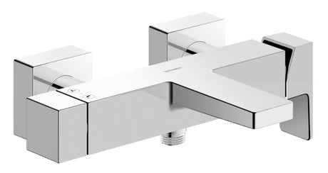 Duravit Baterie cada Duravit, Manhattan single lever bath mixer exposed installation, monocomanda, aparenta, cartus ceramic, diverter, levier metalic, crom