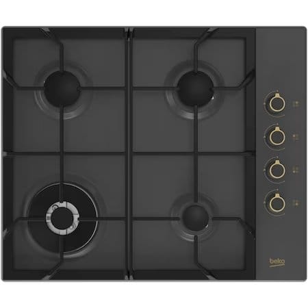 Beko Plita pe gaz Plita pe gaz Beko HIGG64125SAR | 4 arzatoare, gratar fonta, aprindere electrica, wok