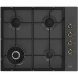 Beko Plita pe gaz Plita pe gaz Beko HIGG64125SAR | 4 arzatoare, gratar fonta, aprindere electrica, wok
