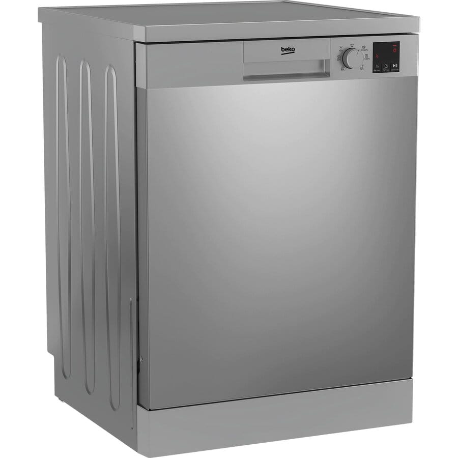 Beko Masina de spalat vase Masina de spalat vase Beko DVN06430X | 14 seturi, 6 programe, Clasa D, Silver, 59.8x60x85cm