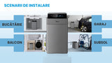 Midea Accesoriu electrocasnice Dedurizator Apa Midea QS2476-180 | 2000 L/h, 18L Rasina, LED, Mod Vacanta