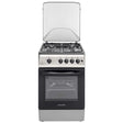 NobeLTek Cooking Aragaz Aragaz Nobeltek NLT 5602IX/G1 | 50x60cm, Gaz, Aprindere Electrica, Inox, 50x60x85cm