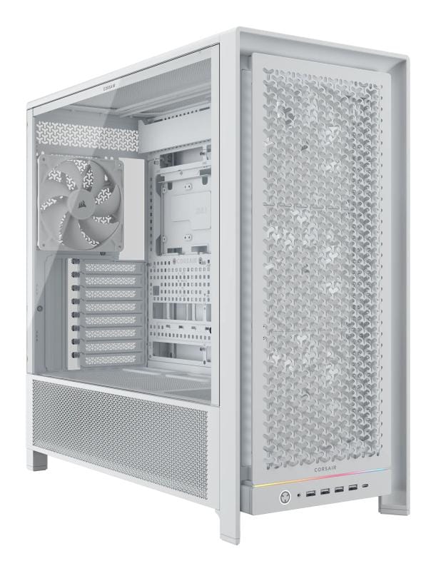 Corsair Carcasa PC Carcasa Corsair 5000D RS CC-9011308-WW | High-Airflow, ATX, White