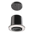 Faber Hota decorativa Hota insula Faber 345.0541.005 | Glow, negru lucios, 640 m3/h, 68 dB