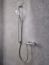 Duravit Baterie dus Duravit, B.1 Thermostat shower mix exposed, monocomanda, aparenta, cartus ceramic, termostat, crom