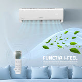 Aer Conditionat Samus ACS-18K01 WIFI | 18000 BTU, clasa A++/A+, Inverter, Functii: Racire, Ventilare, Incalzire, Eco, I-Feel, Timer, Sleep, Auto-curatare, Turbo,Dezumidificare, Alb
