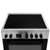 Aragaz Samus SM664VTE INOX - full electric, 60x60,4 zone de gatit vitroceramice, 10 functii cuptor,