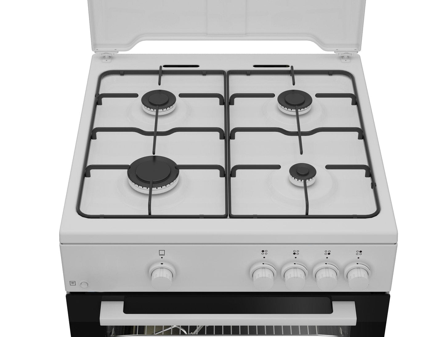 ARCTIC Aragaz Aragaz Arctic ABGM6600L | 4 Arzatoare, Cuptor Gaz, Alb, 60x60x85cm