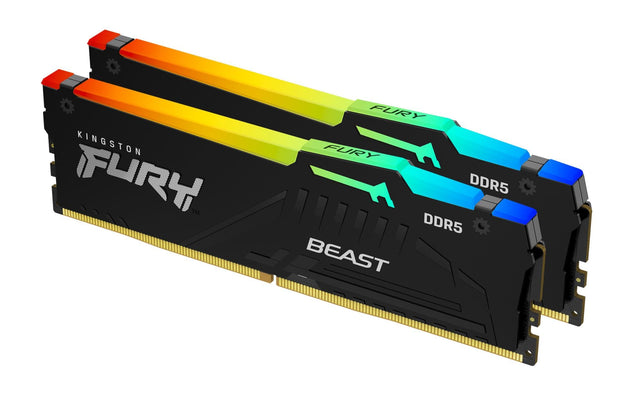 Kingston Memorie RAM Memorie RAM Kingston KF560C30BBEAK2-16 | 16GB, DDR5-6000, Kit 2x8GB