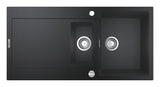 Grohe Chiuveta bucatarie Chiuveta Grohe K500 31646AP0 | 1000x500mm, 2 Boluri, Granit Negru