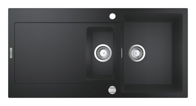 Grohe Chiuveta bucatarie Chiuveta Grohe K500 31646AP0 | 1000x500mm, 2 Boluri, Granit Negru