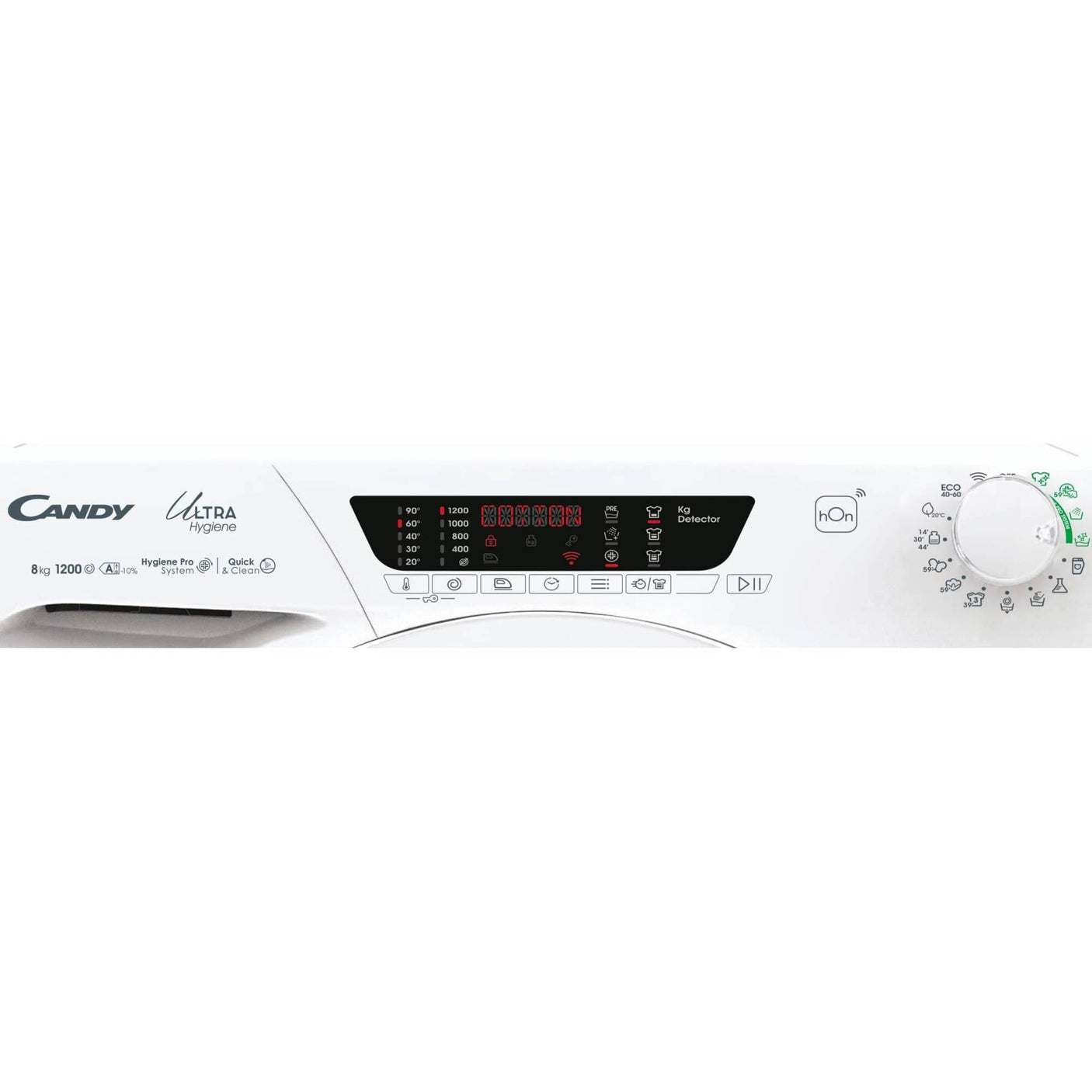 Candy Masina de spalat rufe Masina de spalat rufe Candy HE 1284TWM6/1-S | 8kg, 1200RPM, Wi-Fi, Inverter, 60x53x85cm