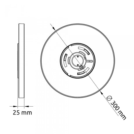 Plafoniera LED Samus SLP300-2880LM-24W-4000K | 24W, Alb, LED