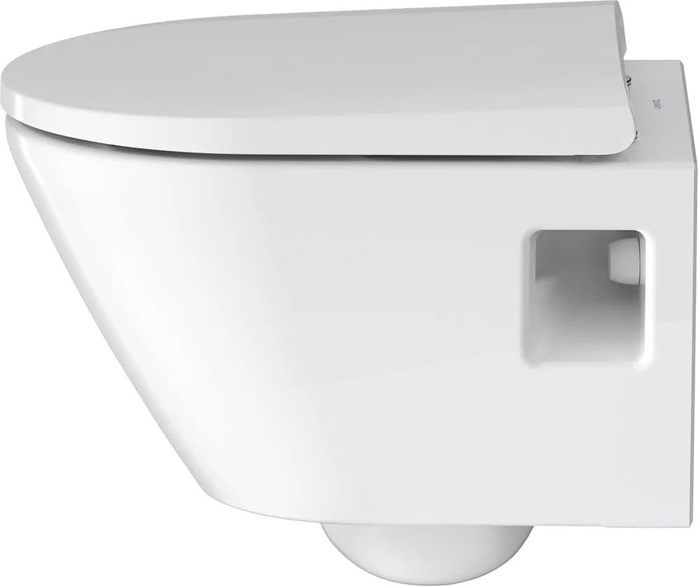 Duravit Vas wc Duravit, Toilet wm compact 480 mm D-Neo, white, rimless, wd-model, suspendat, evacuare orizontala, fara capac (0021610000, 0021690000), alb