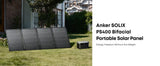 Anker Solix Panou solar Panou Solar Bifacial Anker Solix PS400 AS340011 | 400W, IP68, Portabil