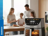 Daewoo Air Fryer Friteuza Daewoo SDA DAF1600IX | 6.5L, 1600W, 8 Programe, 80-200°C