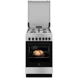 Electrolux Aragaz Aragaz Electrolux LKK520023X | mixt, 4 arzatoare, Gaz + Electric, L 50 cm