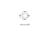 Roca Accesorii electrocasnice Capac WC Roca The Gap A801D10001 | Rotund, Vas 350mm, Alb