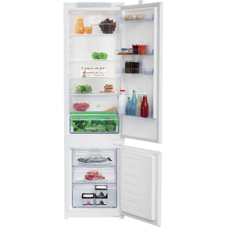 Beko Combina frigorifica Combina frigorifica Beko BCHA306E4SN | Incorporabila, 306L, Clasa E, No Frost, Display, 54x54.5x193.5cm