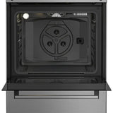 Beko Aragaz Aragaz Beko FBSHT62111GX | 4 Arzatoare, Aprindere Electrica, Grill, Rotisor, Inox, 60x60x85cm
