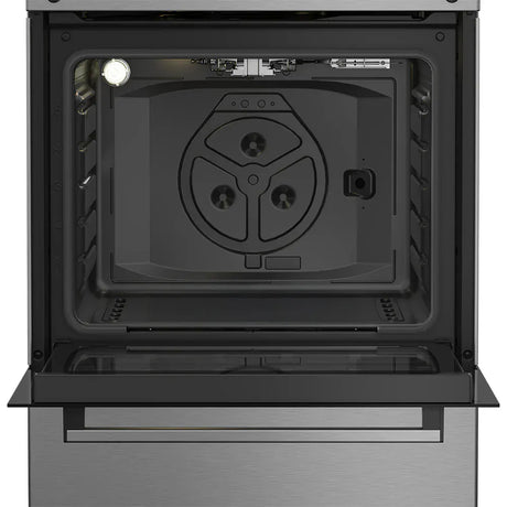 Beko Aragaz Aragaz Beko FBSHT62111GX | 4 Arzatoare, Aprindere Electrica, Grill, Rotisor, Inox, 60x60x85cm