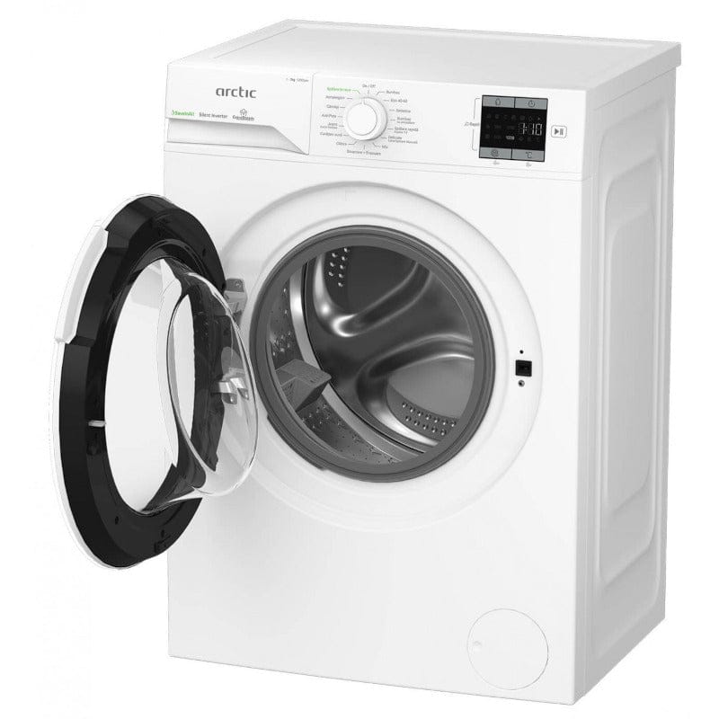 ARCTIC Masina de spalat rufe Masina de spalat rufe Arctic APLM1WFSU17210W | 7kg, 1200rpm, Clasa A, Motor Inverter, ExtraSteam, 60x49.6x84.5cm