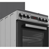 Beko Aragaz Aragaz Beko FSM52331TXDSN | 4 Arzatoare, Cuptor Electric, 8 Functii, Gatire Abur, Grill, 50x60x85cm