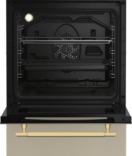 Beko Aragaz Aragaz Beko FSE52135DCRSN | Mixt, 4 Arzatoare, Cuptor Electric, Grill, 50x60x85cm