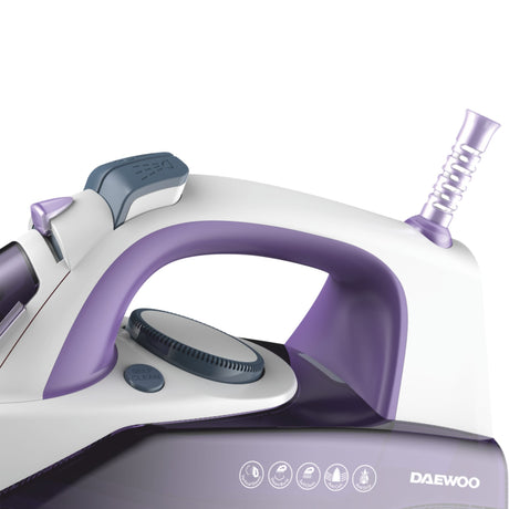 Daewoo SDA Fier de calcat Fier de Calcat Daewoo DSI3000P | 2600W, Talpa Ceramica, Abur 25g/min, 300ml