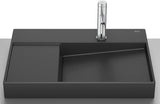 Roca Lavoar Lavoar Roca Horizon A32727408B | 600x420mm, Fineceramic, Negru, Asimetric