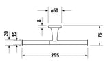 Duravit Accesorii baie Suport Hartie Igienica Duravit 0099381000 | Dublu, Perete, Crom