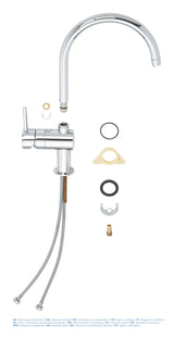 Grohe Baterie Baterie Bucatarie Grohe 32917000 | Minta, Monocomanda, Pipa Inalta, Crom