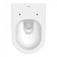 Duravit Vas wc Duravit, Toilet WM 540 mm D-Neo white, washdown, rimless, suspendat, evacuare orizontala, fara capac (0021610000 / 0021690000), alb