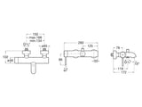 Roca Baterie Baterie Cada Roca NU A5A023FC00 | Monocomanda, Cartus Ceramic, Diverter, Crom