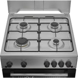 Beko Aragaz Aragaz Beko FBSHT62111GX | 4 Arzatoare, Aprindere Electrica, Grill, Rotisor, Inox, 60x60x85cm
