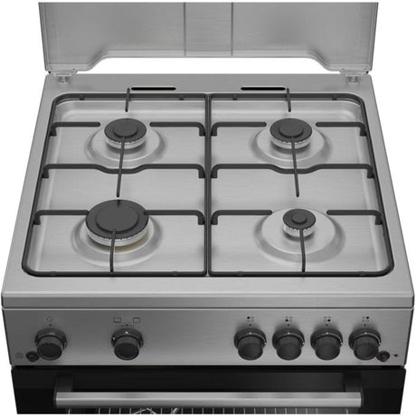 Beko Aragaz Aragaz Beko FBSHT62111GX | 4 Arzatoare, Aprindere Electrica, Grill, Rotisor, Inox, 60x60x85cm