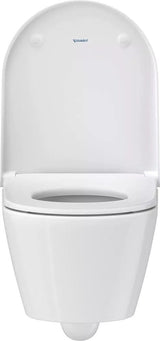 Duravit Vas wc Duravit, Toilet wm compact 480 mm D-Neo, white, rimless, wd-model, suspendat, evacuare orizontala, fara capac (0021610000, 0021690000), alb